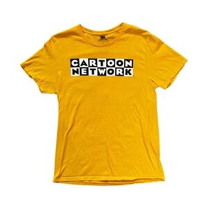 Cartoon Network Yellow Graphic T Shirt Size L